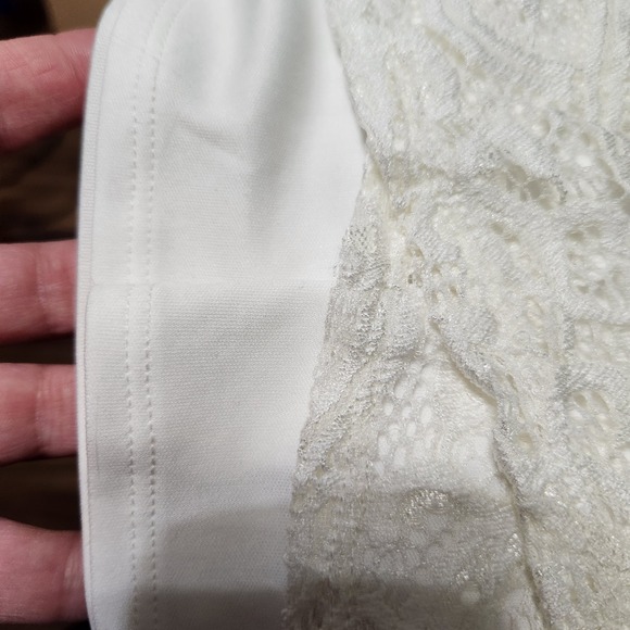 Robbie Bee Women's Tie Knit Short Sleeve Midi Sheath Dress Sz PS Color: WHT - Picture 5 of 7